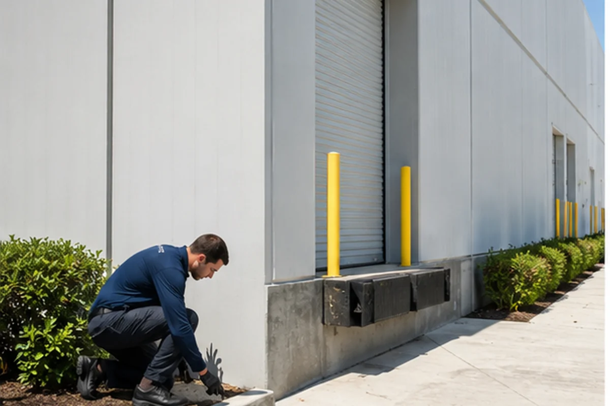 Warehouse and Distribution Pest Control inspection for a Jacksonville, Florida property