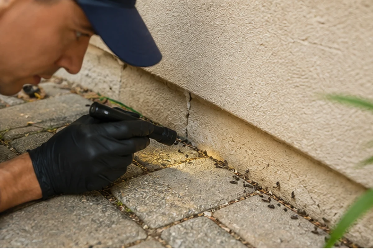 Ant Control inspection for a Jacksonville, Florida property