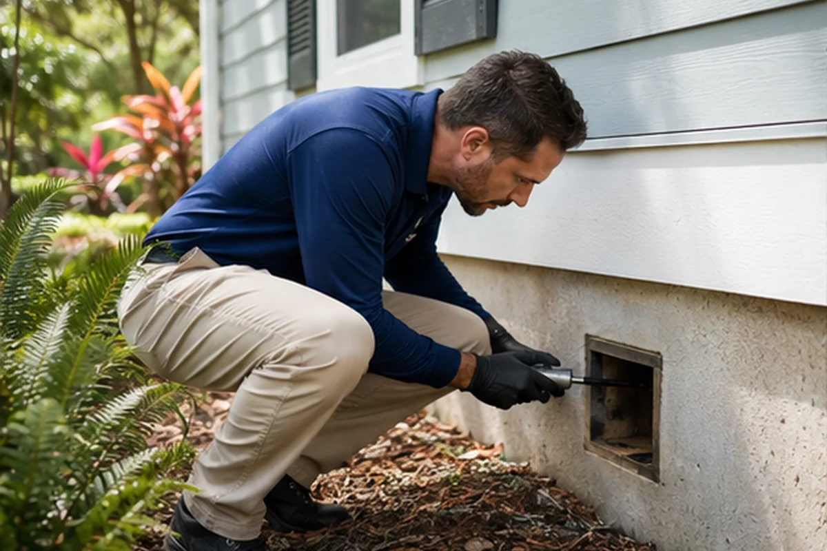 General Pest Control inspection for a Jacksonville, Florida property
